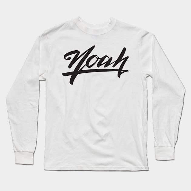 Noah Name Long Sleeve T-Shirt by ProjectX23Red